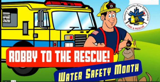 Robby to the Rescue Water Safety Month
